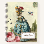 l'Einladung Französisch inspiriert Personalisiert Notizblock (Vorderseite)