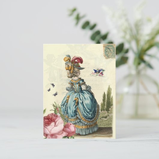 l'Einladung Postkarte (Stehend Vorderseite)