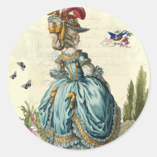 l'Einladung (rund) Runder Aufkleber