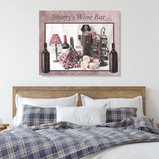 Leinwand 30 x 24" Bar "Sherry's" (Insitu (Schlafzimmer))
