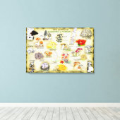 Leinwand 30x20 Pilze aus Vermont (Insitu (Holzboden))