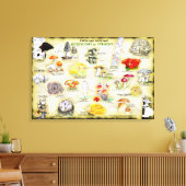 Leinwand 30x20 Pilze aus Vermont (Insitu (Wohnzimmer))