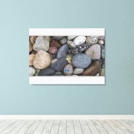 Leinwand 3 (Kieselsteine 1) RFPMDesign ©️ 2012/24 (Insitu (Holzboden))