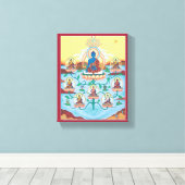 LEINWAND - 8 Medizin-Buddhas - Meister der Heilung (Insitu (Holzboden))