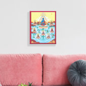 LEINWAND - 8 Medizin-Buddhas - Meister der Heilung (Insitu (Wohnzimmer))