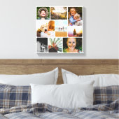 Leinwand 9 Fotovorlage gerundete weiße Wandelement (Insitu (Schlafzimmer))