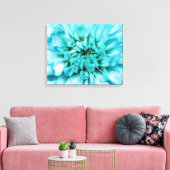 Leinwand abstrakt Blue Blume (Insitu (Wohnzimmer))