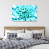 Leinwand abstrakt Blue Blume (Insitu (Schlafzimmer))