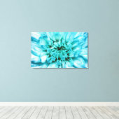 Leinwand abstrakt Blue Blume (Insitu (Holzboden))