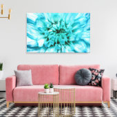 Leinwand abstrakt Blue Blume (Insitu (Wohnzimmer))