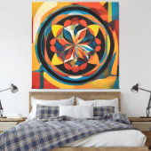 Leinwand abstrakte Kunst (Insitu (Schlafzimmer))