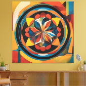 Leinwand abstrakte Kunst (Insitu (Wohnzimmer))
