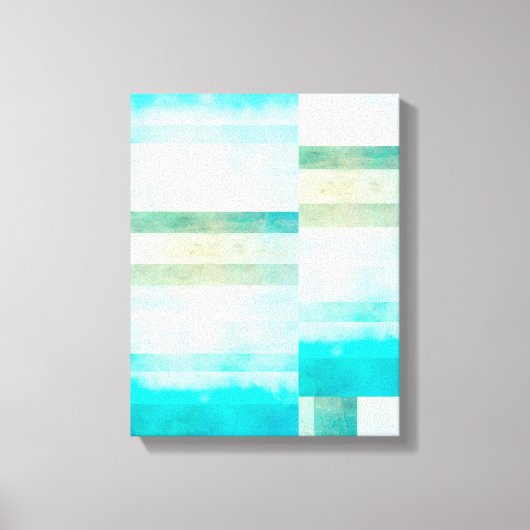 Leinwand abstrakte Kunst in Aquarell (Vorderseite)