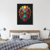 Leinwand Afrikanischer Masken (Insitu (Schlafzimmer))