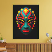 Leinwand Afrikanischer Masken (Insitu (Wohnzimmer))