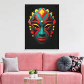 Leinwand Afrikanischer Masken (Insitu (Wohnzimmer))