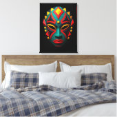 Leinwand Afrikanischer Masken (Insitu (Schlafzimmer))