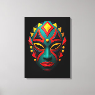 Leinwand Afrikanischer Masken