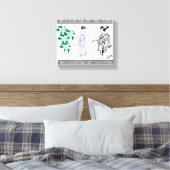Leinwand: Altgriechisch Leinwanddruck (Insitu (Schlafzimmer))