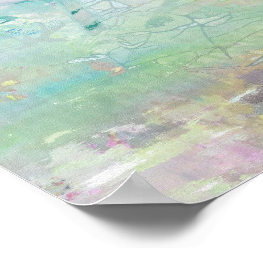 Leinwand am Meer Poster (Ecke)