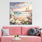 Leinwand am Strand (Insitu (Wohnzimmer))