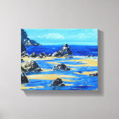 Leinwand am Strand (Vorderseite)