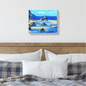 Leinwand am Strand (Insitu (Schlafzimmer))