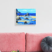 Leinwand am Strand (Insitu (Wohnzimmer))