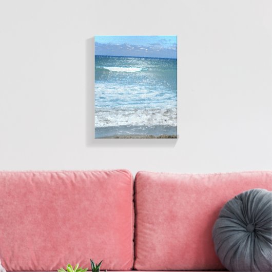 Leinwand am Strand (Insitu (Wohnzimmer))