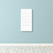 Leinwand American Sign Language Alphabet Numbers (Insitu (Holzboden))
