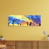 Leinwand an der Küste: SoCal Sunset Dreams (Insitu (Wohnzimmer))