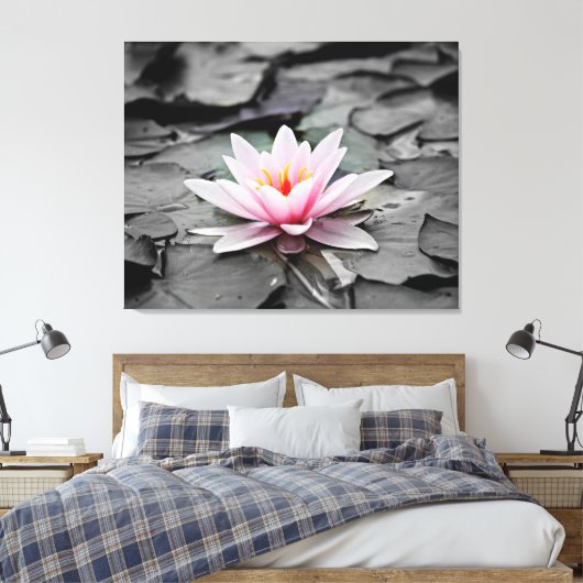 Leinwand an der Wand (Insitu (Schlafzimmer))