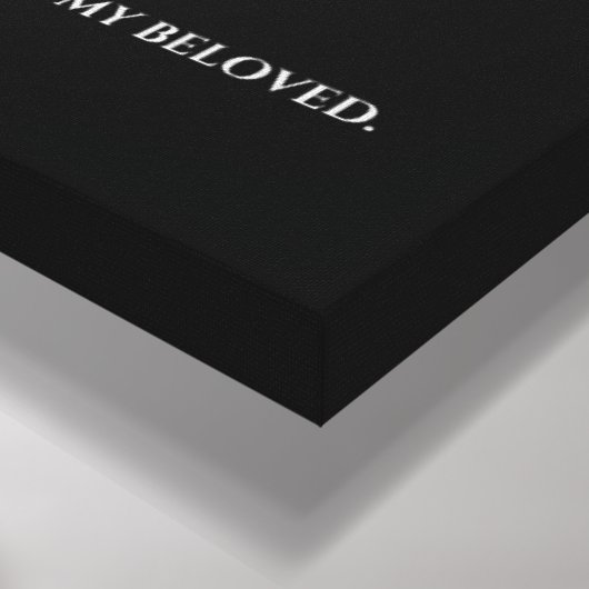 Leinwand an der Wand (Ecke(Unten))