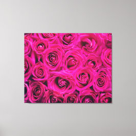 Leinwand an der Wand