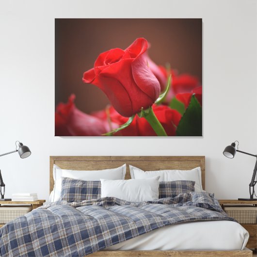 Leinwand an der Wand (Insitu (Schlafzimmer))