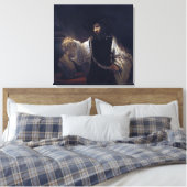 Leinwand Aristoteles mit einer Büste von Homer dur (Insitu (Schlafzimmer))