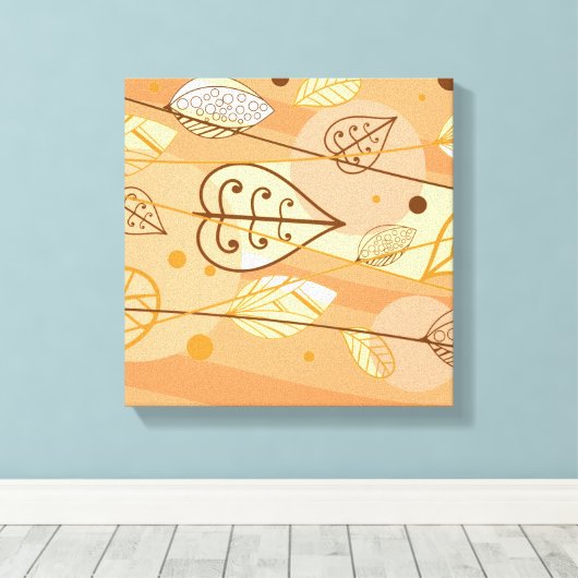 Leinwand Art-Autumn Leaves (Insitu (Holzboden))