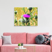 Leinwand Art Bee on Thistle (Insitu (Wohnzimmer))