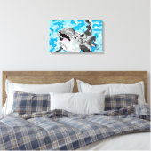 Leinwand Art: Dolphin bei Spielen (Insitu (Schlafzimmer))