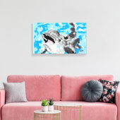 Leinwand Art: Dolphin bei Spielen (Insitu (Wohnzimmer))