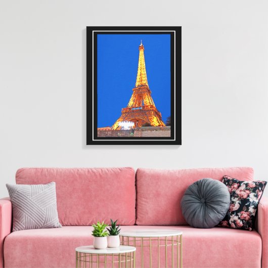 Leinwand Art-Eiffel Tower (Insitu (Wohnzimmer))