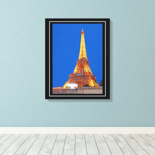 Leinwand Art-Eiffel Tower (Insitu (Holzboden))