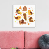 Leinwand Art-Fall-Vögel (Insitu (Wohnzimmer))
