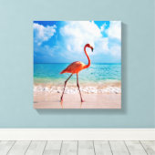 Leinwand Art-Flamingo (Insitu (Holzboden))