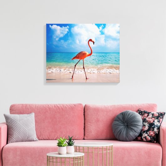 Leinwand Art-Flamingo (Insitu (Wohnzimmer))