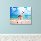 Leinwand Art-Flamingo (Insitu (Holzboden))