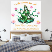 Leinwand Art / Green Tara (Insitu (Schlafzimmer))