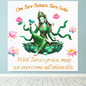Leinwand Art / Green Tara (Insitu (Holzboden))
