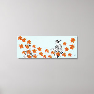 Leinwand Art: Herbstblatt