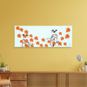 Leinwand Art: Herbstblatt (Insitu (Wohnzimmer))